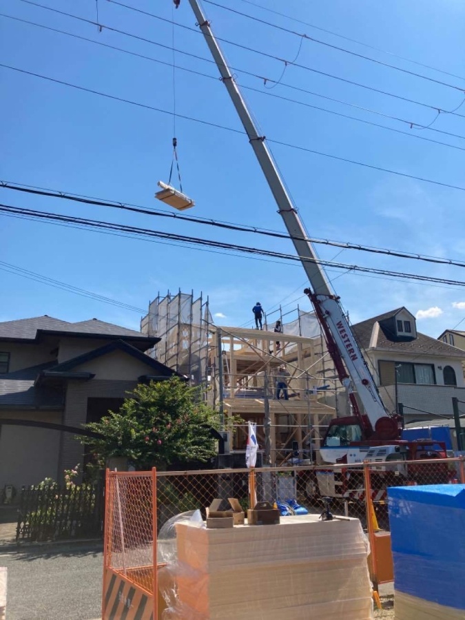 京都市 Ｔ様邸 上棟作業を行いました-スタッフブログ