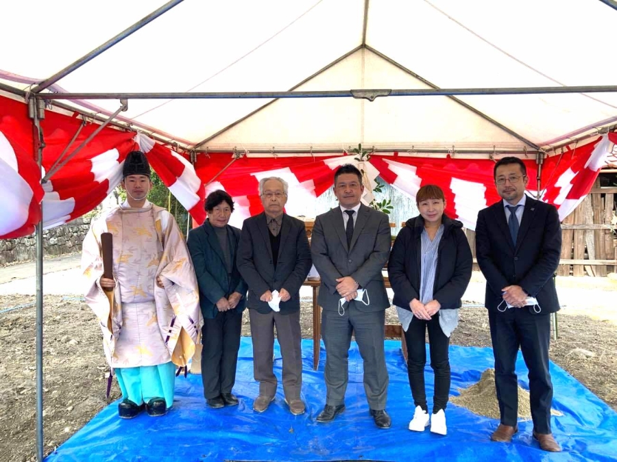 東近江市 Ａ様邸 地鎮祭を執り行いました-スタッフブログ