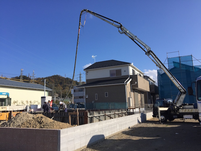 スラブ打設　彦根市Ｓ様邸-スタッフブログ