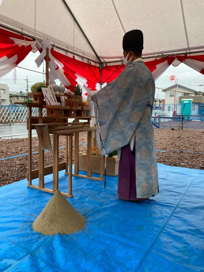 彦根市 T様邸 地鎮祭を執り行いました-スタッフブログ