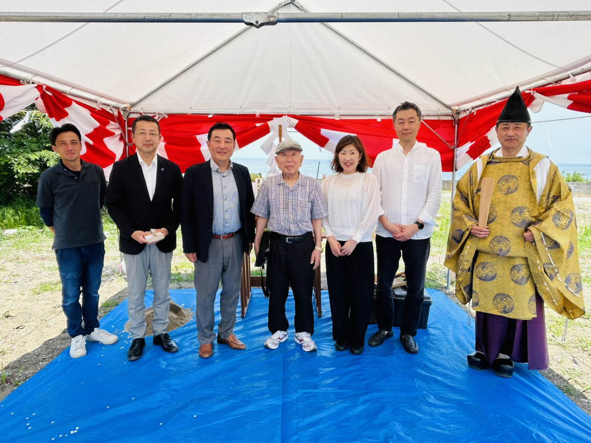 彦根市にて6月20日に地鎮祭を執り行いました。